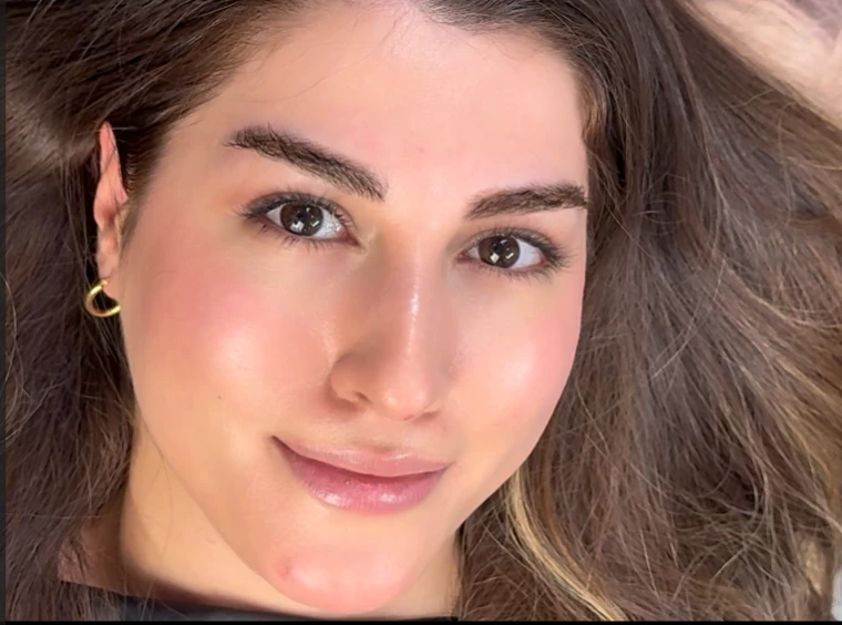 قبل از آرایش دائم صورت در سالن زیبایی پریسا مغانلو