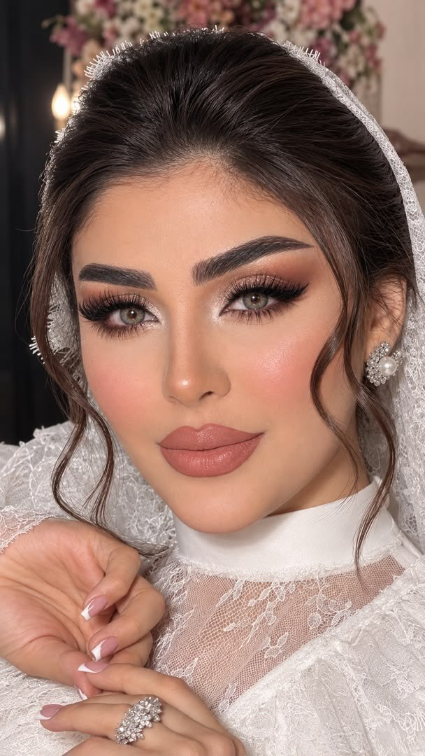 نمونه میکاپ اسموکی یا میکاپ دودی در سالن زیبایی پریسا مغانلو