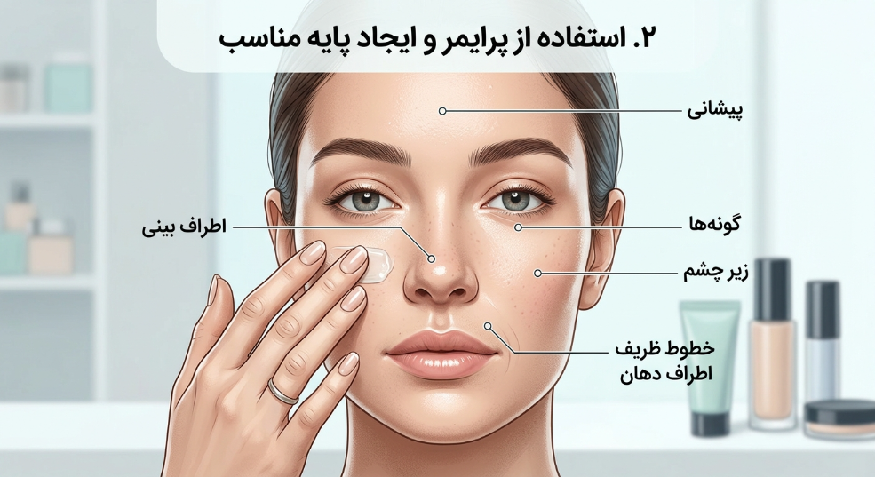 استفاده از پرایمر و ایجاد پایه مناسب